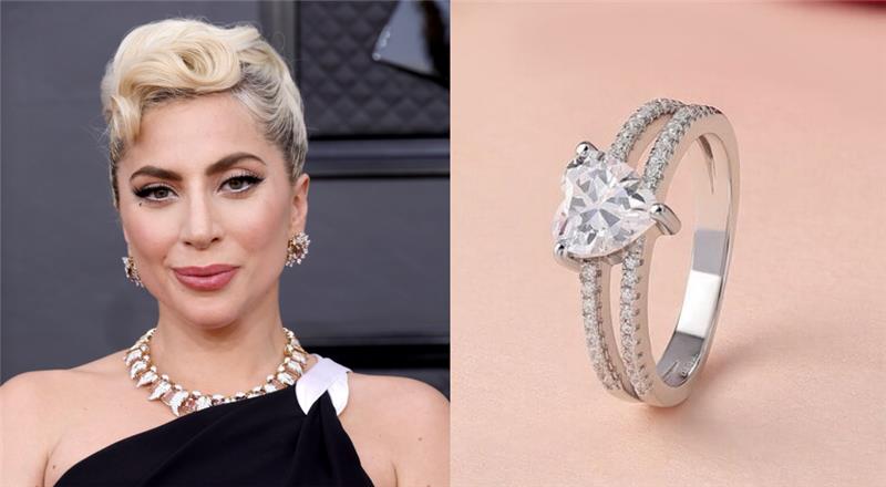 Lady Gaga’s Heart-Shaped Diamond Engagement Ring Story
