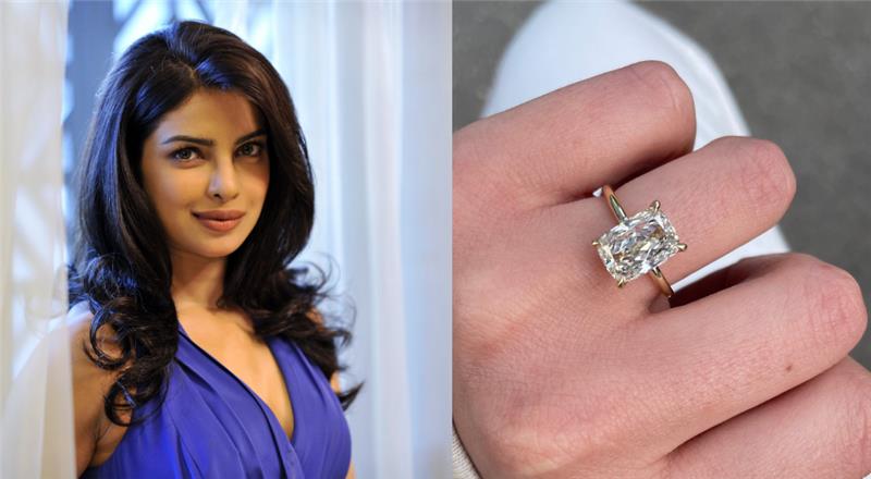 Priyanka Chopra’s Cushion Cut Diamond Ring, A Global Glam Moment