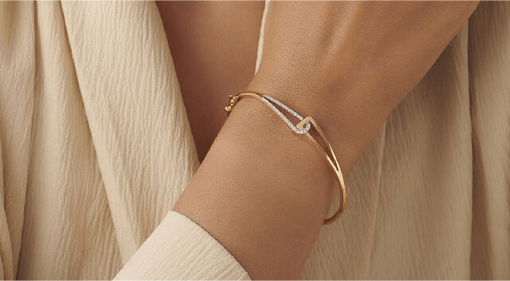 Gold Bangle Bracelets That Never Go Out of Style by Kriyana Jewels