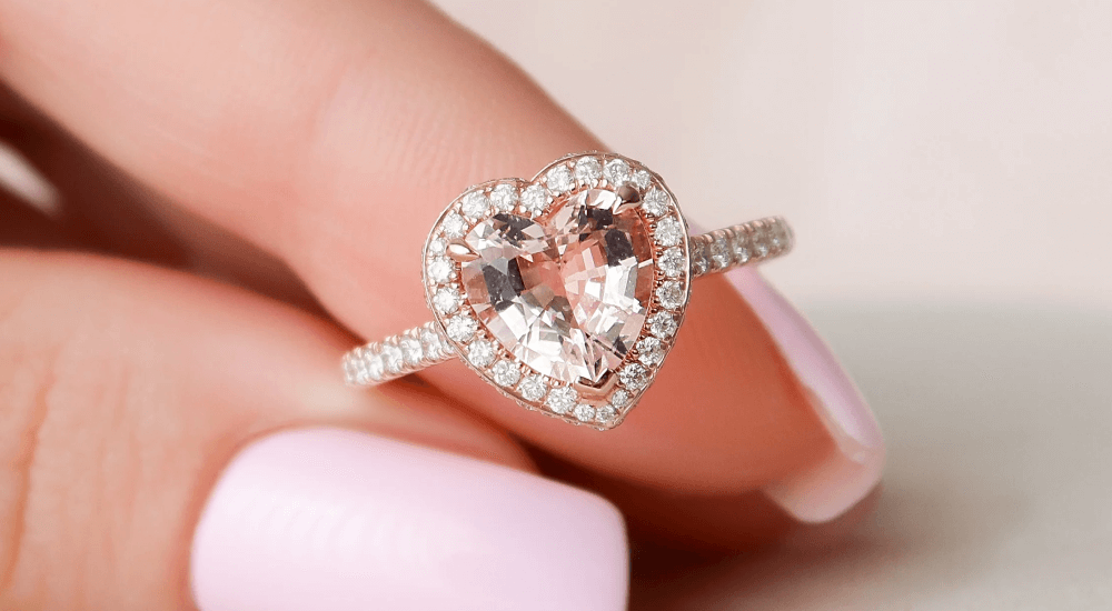 Say 'I Love You' with a Stunning Heart Engagement Ring