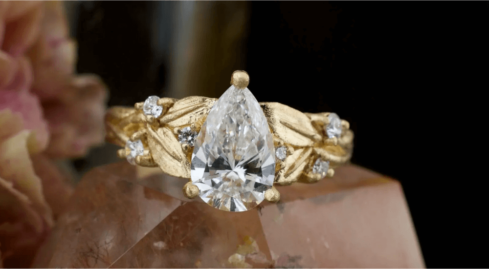 Symbolize Your Love with Nature Inspired Wedding Rings by Kriyana Jewels