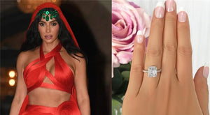 Kim Kardashian’s Emerald Cut Diamond, A Red Carpet Statement Piece