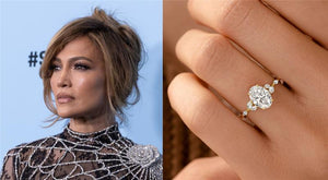 Jennifer Lopez’s Oval-Cut Diamond Engagement Ring That Sparkled Worldwide