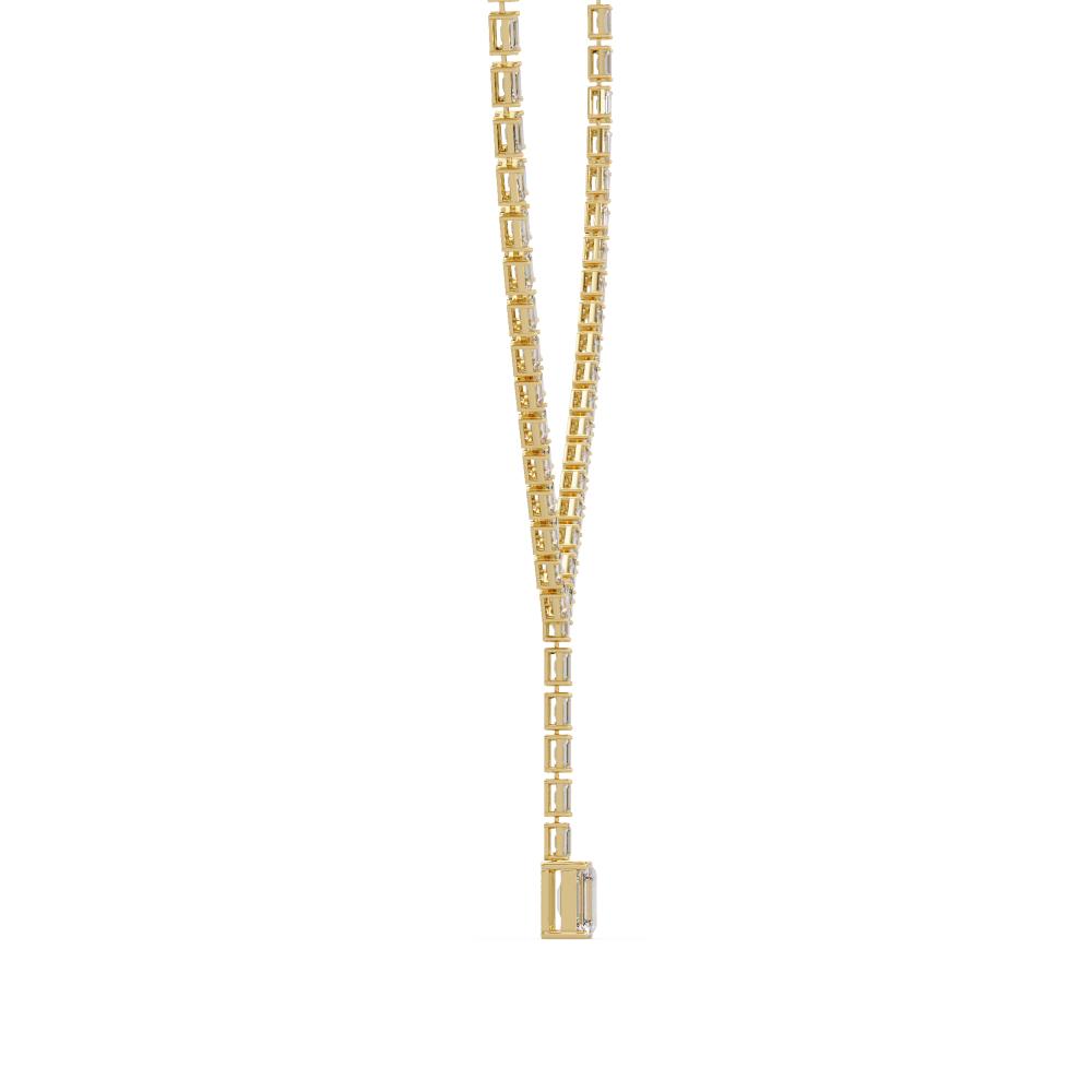 The Mia Emerlad Dangling Tennis Neckalce