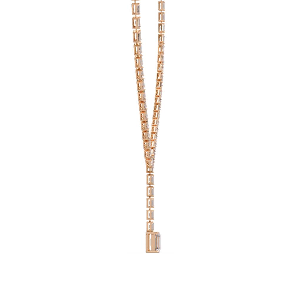 The Mia Emerlad Dangling Tennis Neckalce