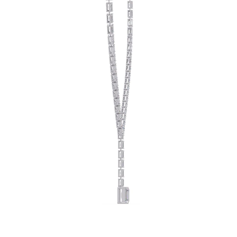 The Mia Emerlad Dangling Tennis Neckalce