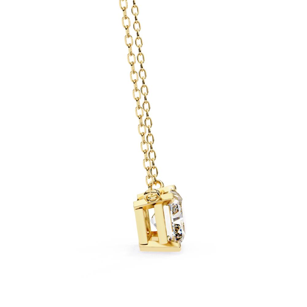 The Layla Radiant Solitaire Pendant With Chain