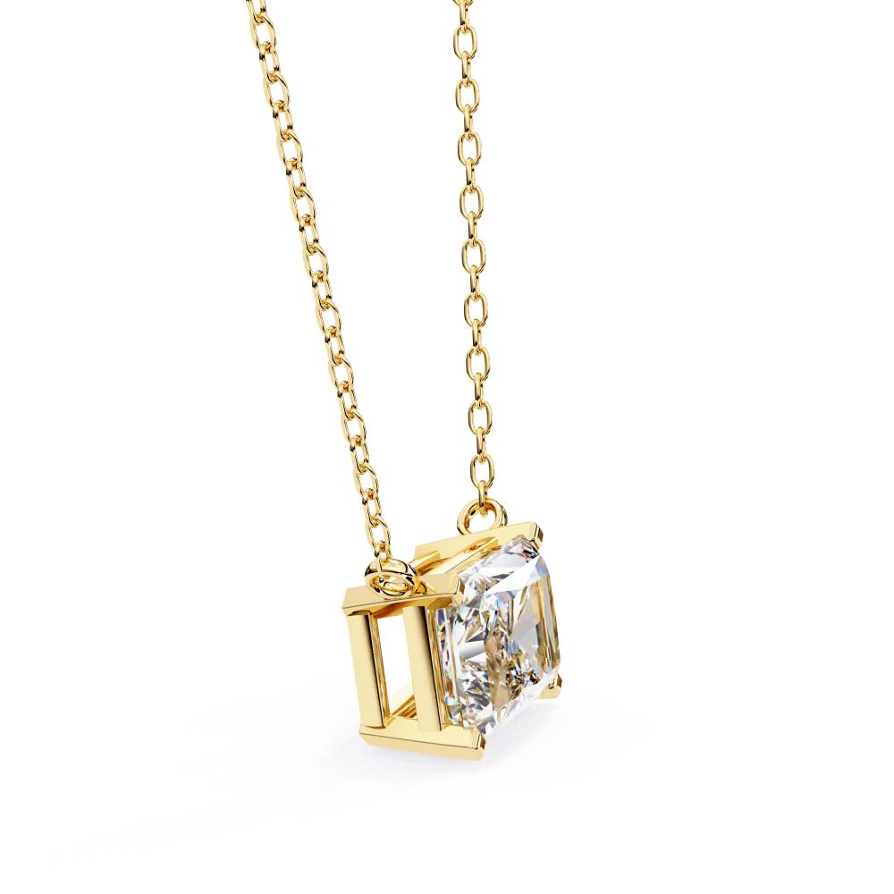 The Layla Radiant Solitaire Pendant With Chain