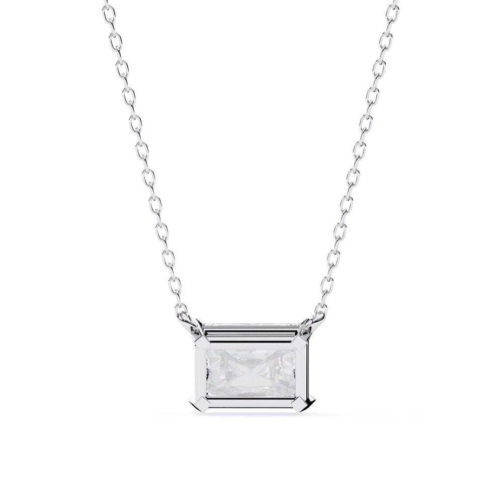 The Layla Radiant Solitaire Pendant With Chain