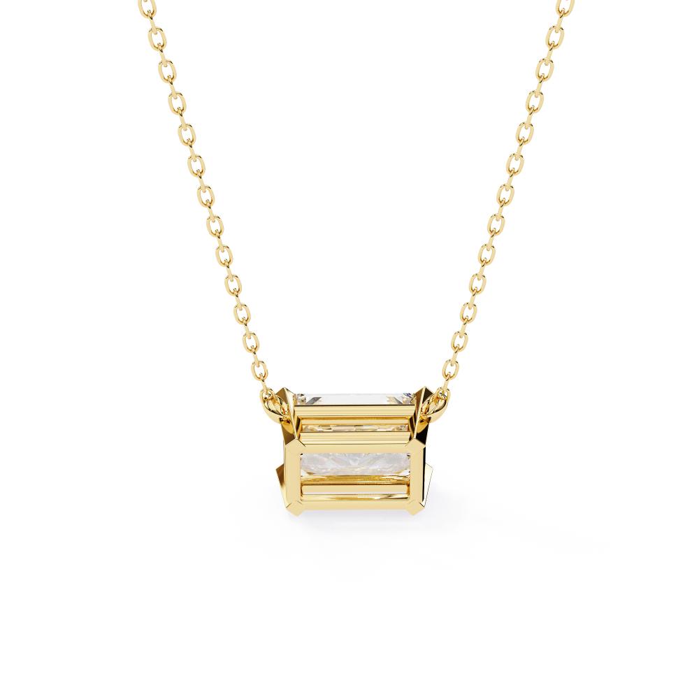 The Layla Radiant Solitaire Pendant With Chain