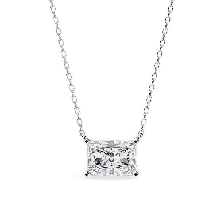 The Layla Radiant Solitaire Pendant With Chain