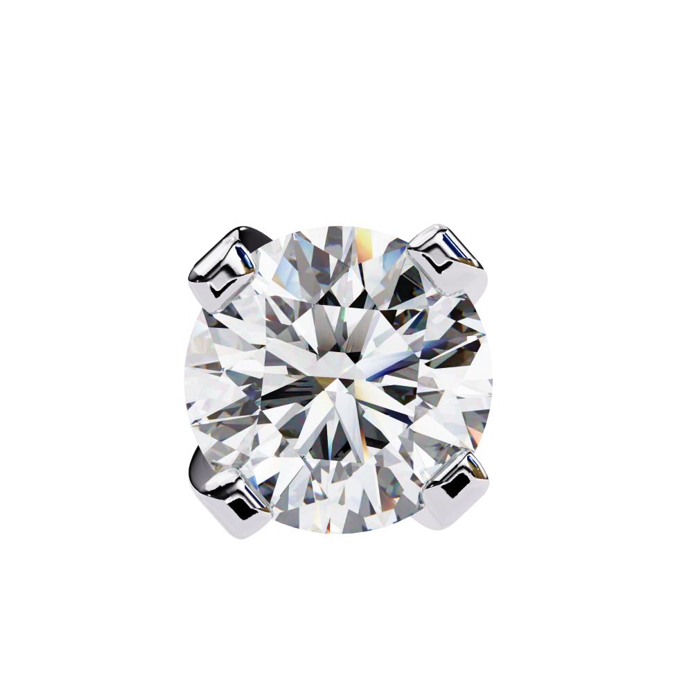 The Anne Round Prong Set Solitaire Stud Earrings