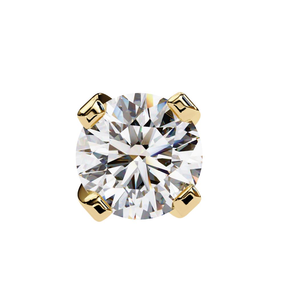 The Anne Round Prong Set Solitaire Stud Earrings