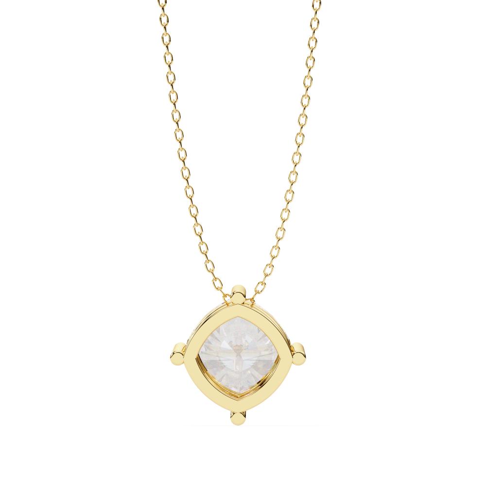 The Sophia Cushion Solitaire Pendant With Chain