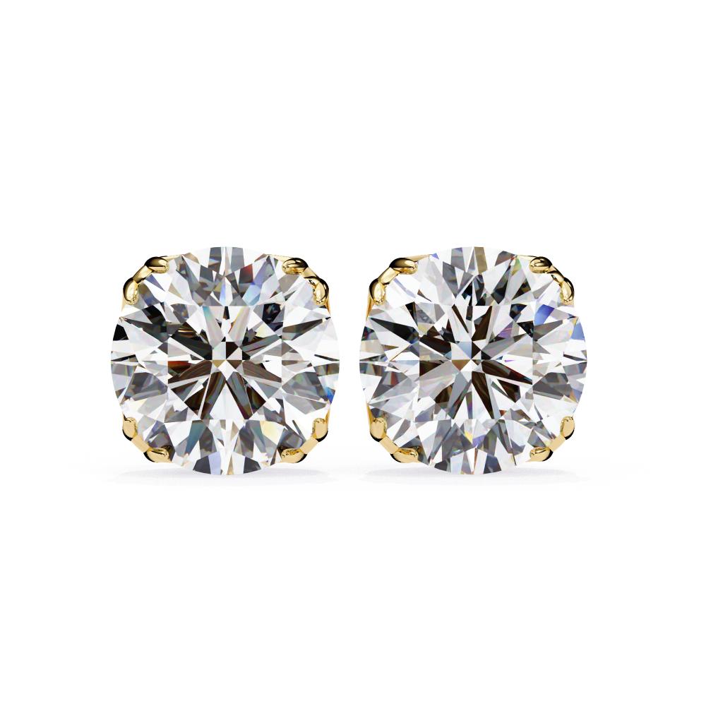 The Franz Round Unique Style Stud Earrings