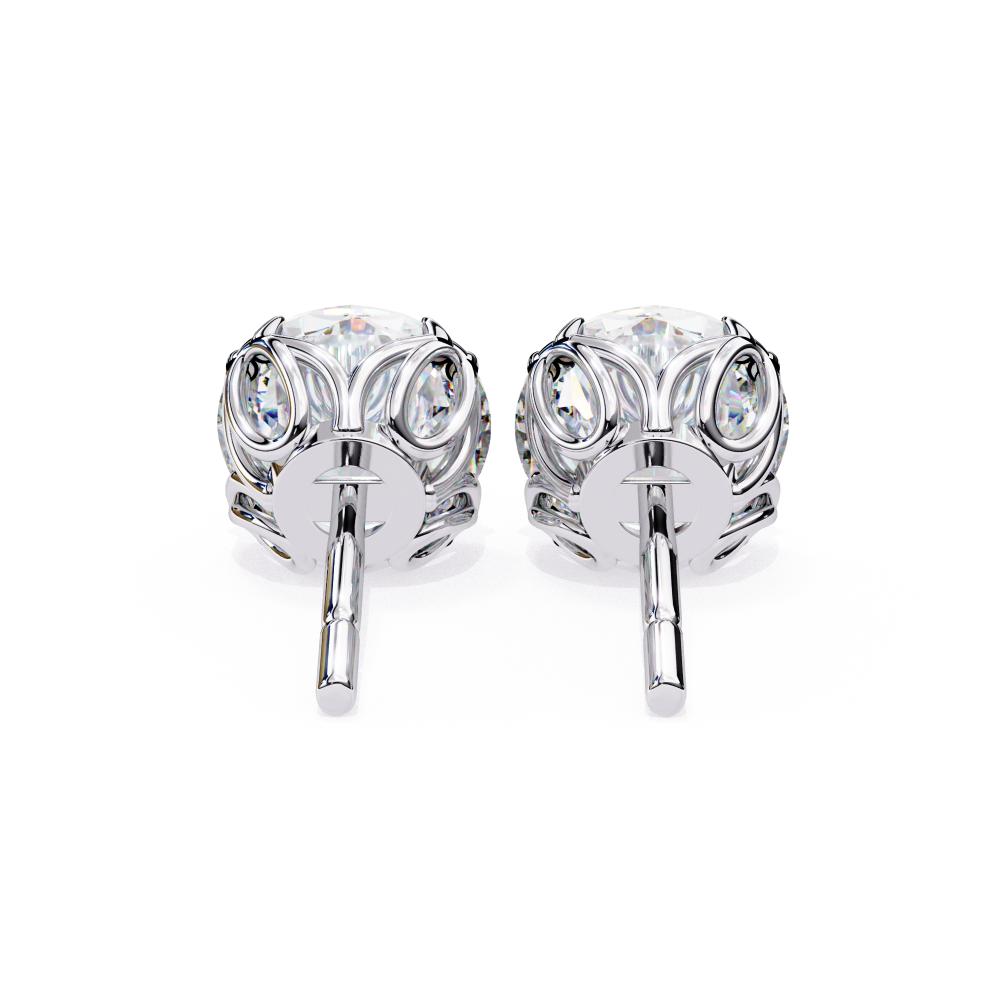 The Franz Round Unique Style Stud Earrings