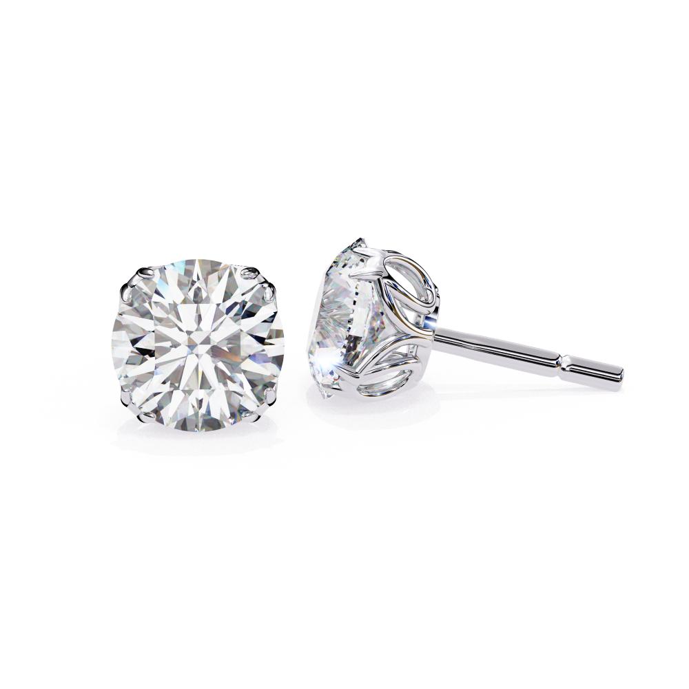 The Franz Round Unique Style Stud Earrings