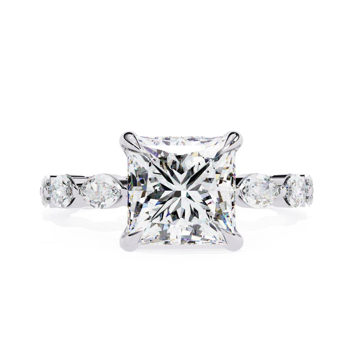 The Draney Princess Solitaire with Full Eternity Engagement Ring