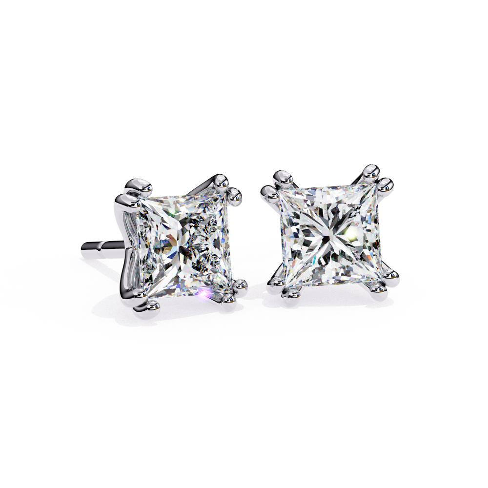 The Patricia Princess Double Claw Prong Stud Earrings