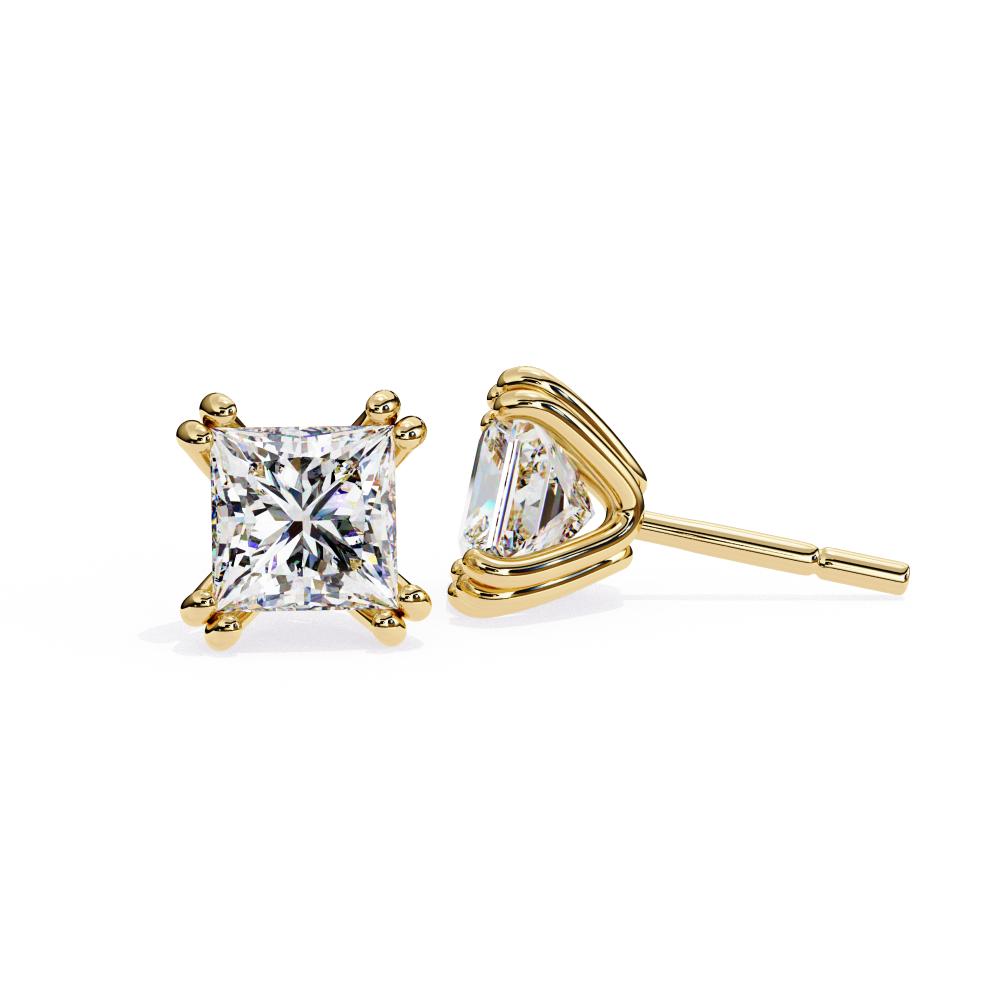 The Patricia Princess Double Claw Prong Stud Earrings