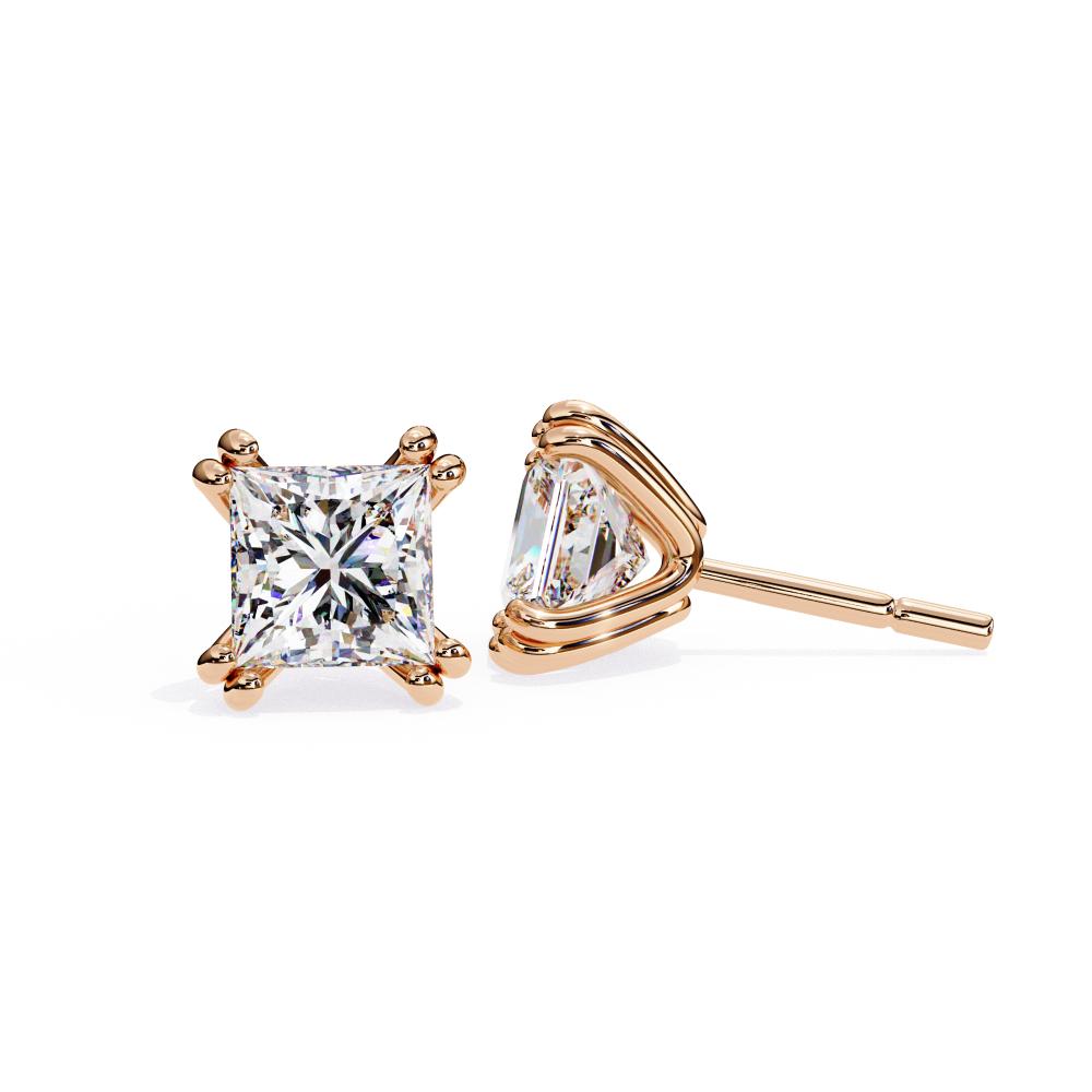 The Patricia Princess Double Claw Prong Stud Earrings