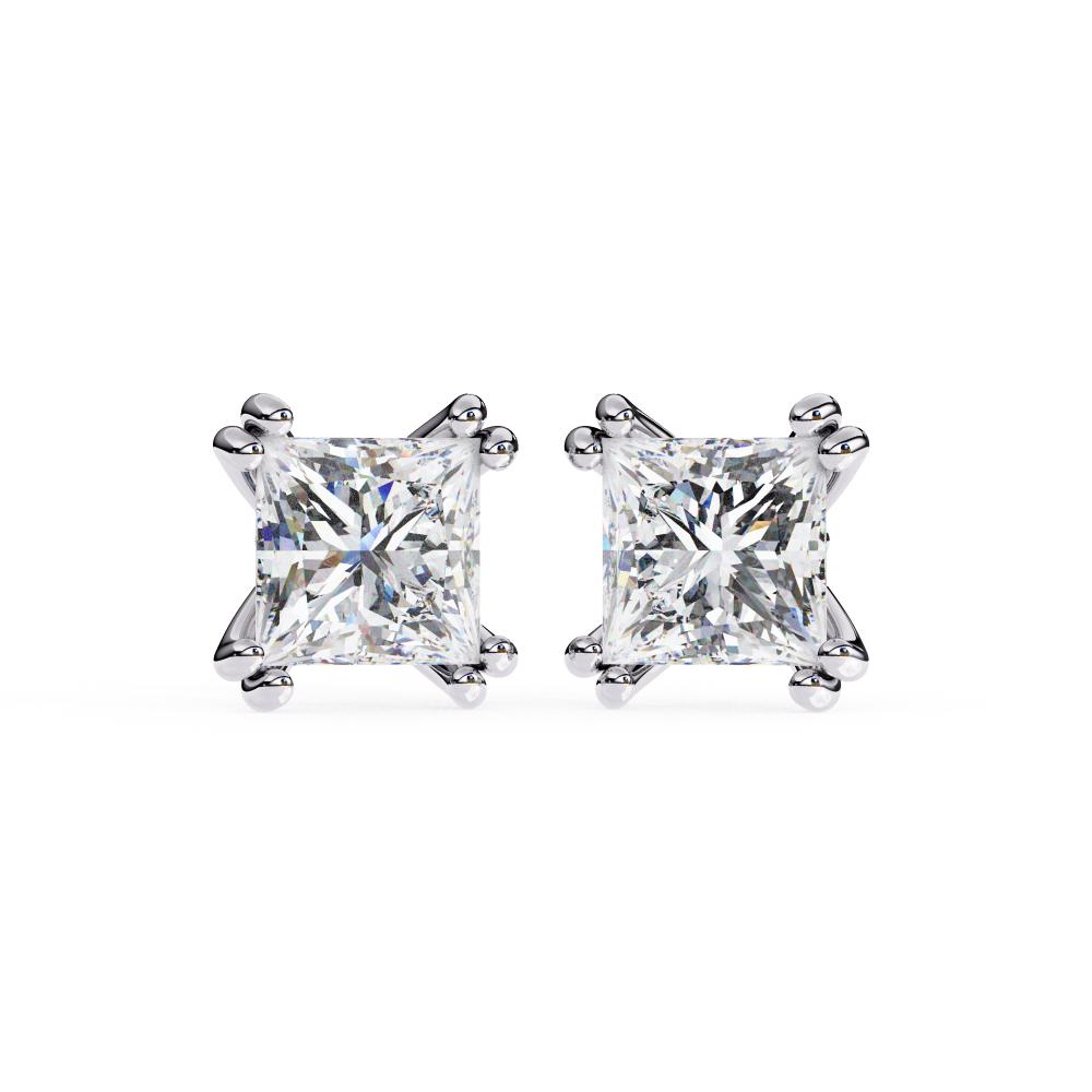 The Patricia Princess Double Claw Prong Stud Earrings