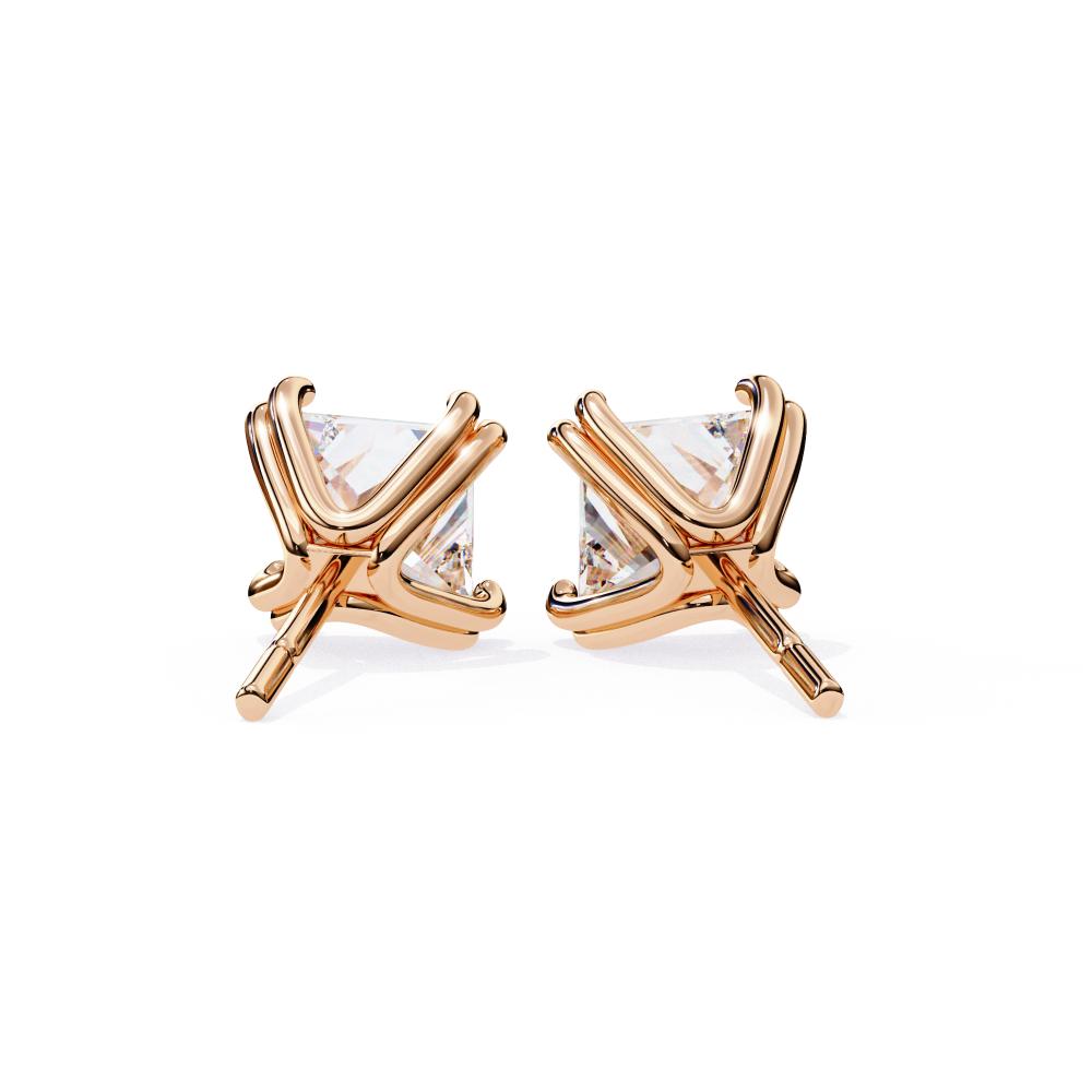 The Patricia Princess Double Claw Prong Stud Earrings