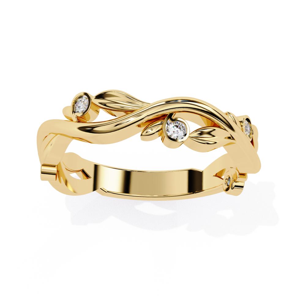 The Johanna Unique Stackable Wedding Band