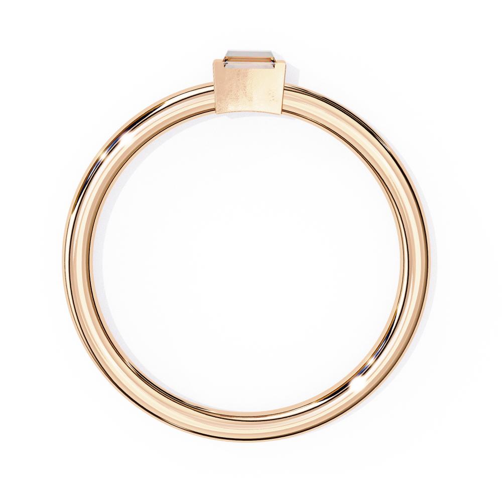 The Silvia Baguette Bar Set Wedding Band