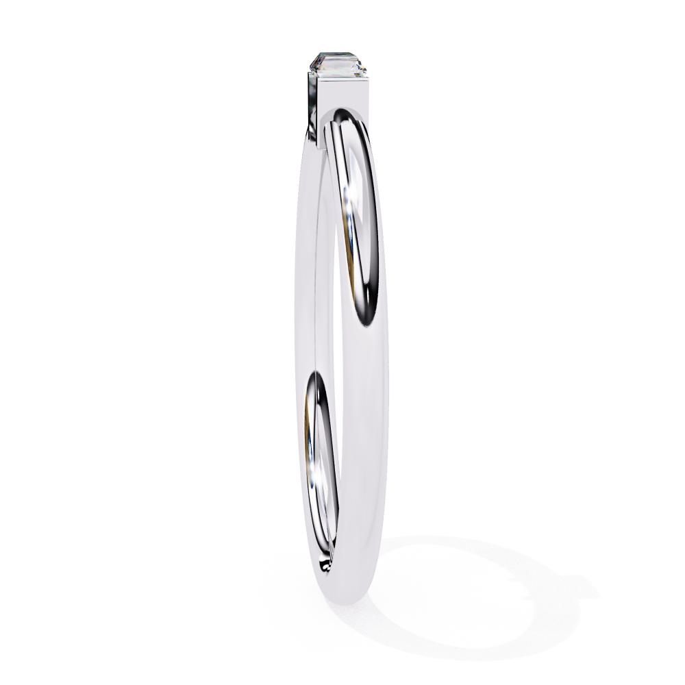 The Silvia Baguette Bar Set Wedding Band