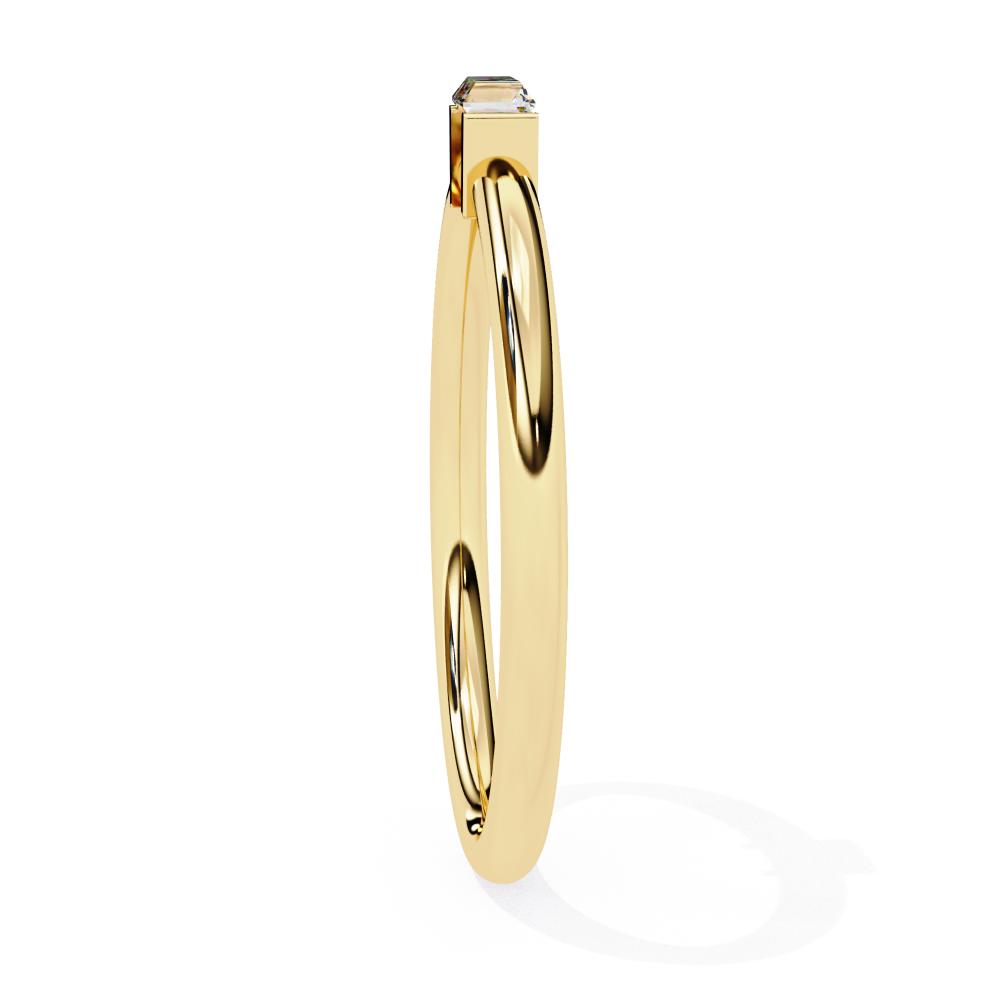 The Silvia Baguette Bar Set Wedding Band