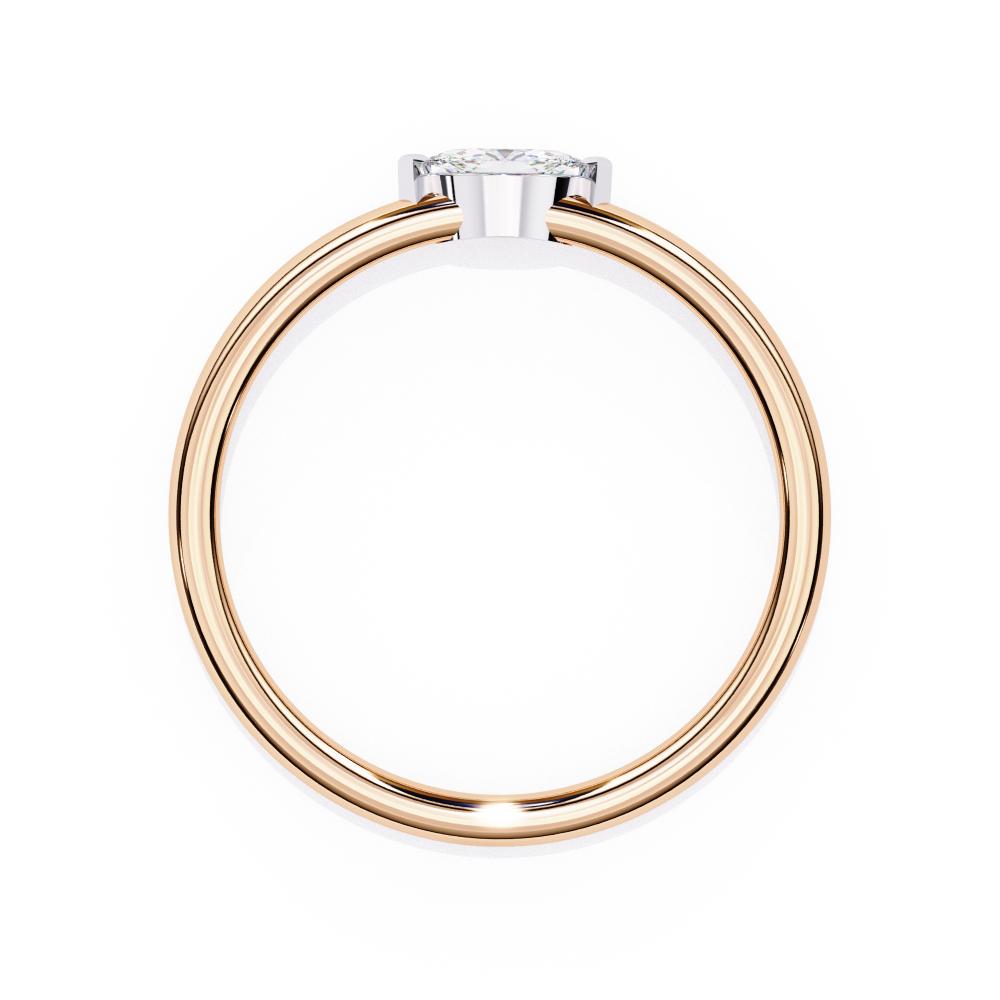 The Silvia Marquise Bar Set Wedding Band