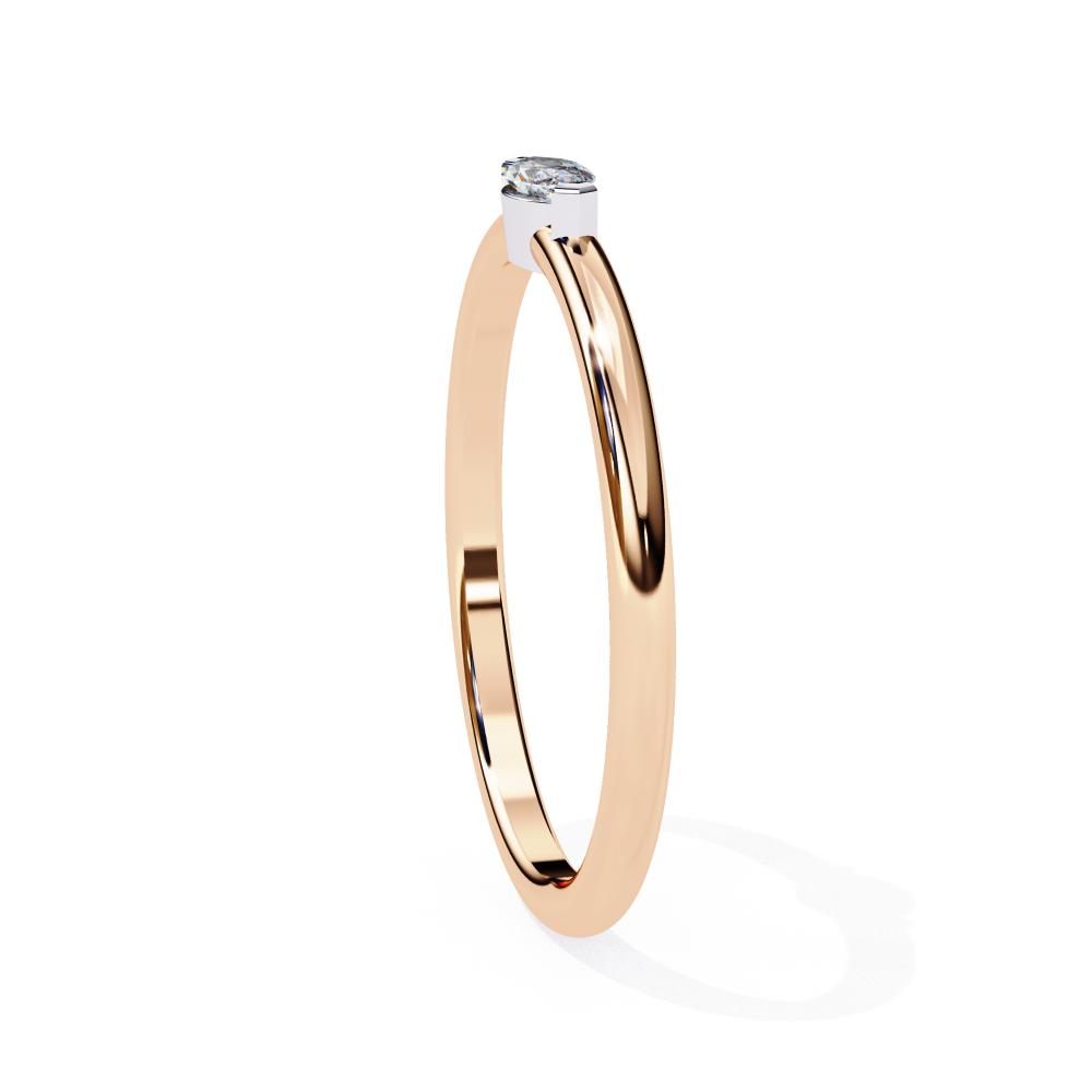 The Silvia Marquise Bar Set Wedding Band