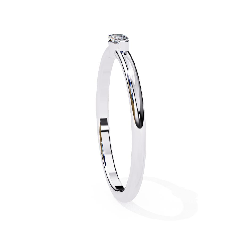 The Silvia Marquise Bar Set Wedding Band