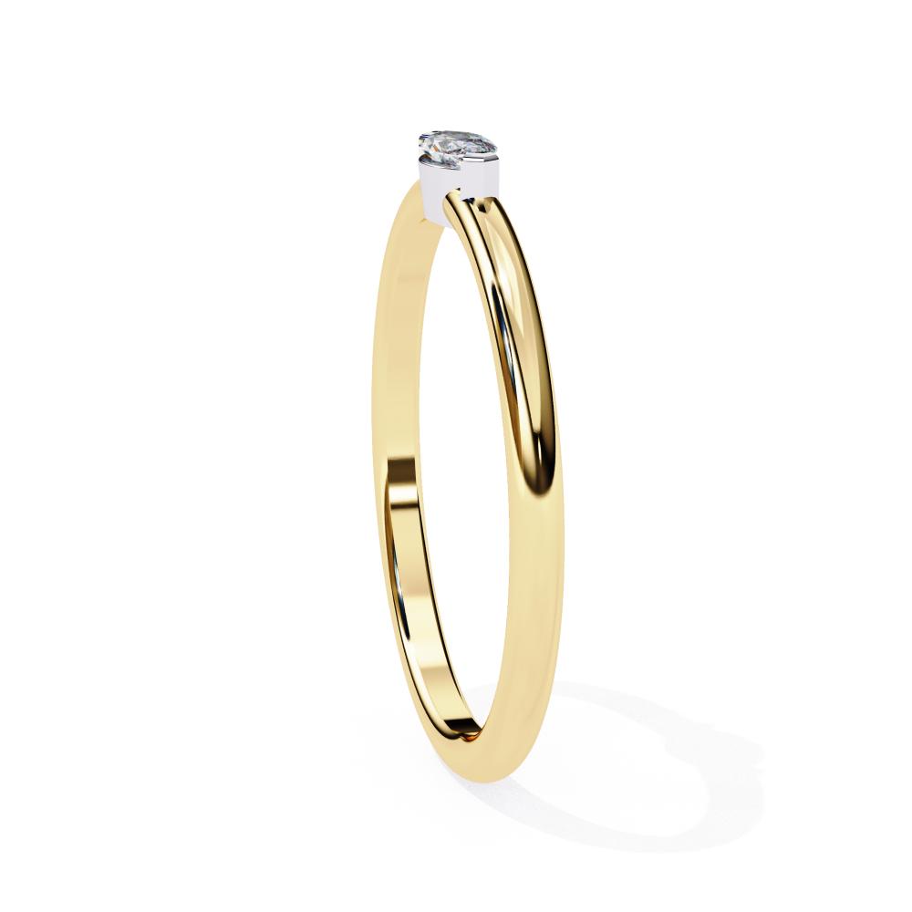 The Silvia Marquise Bar Set Wedding Band