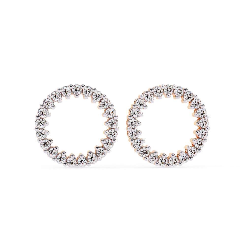 The Nataley Round Circle Style Earrings