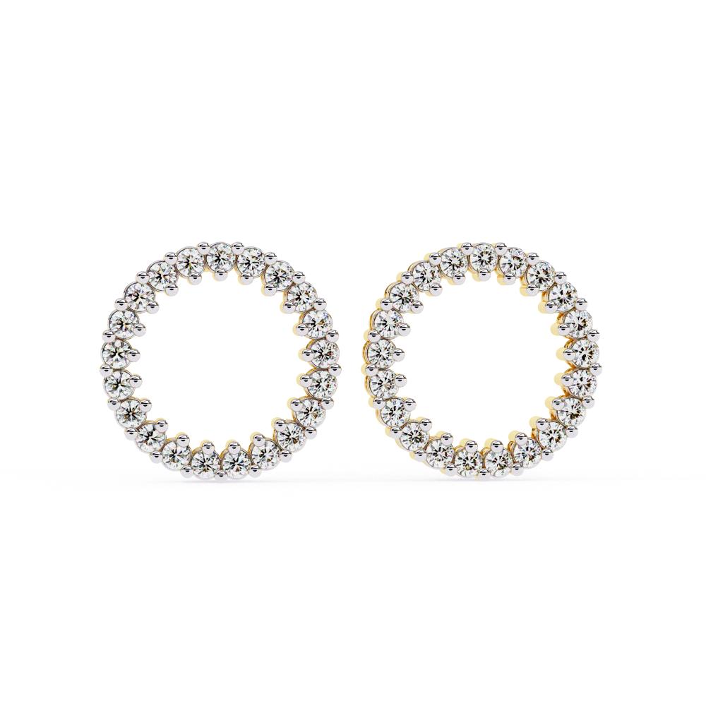 The Nataley Round Circle Style Earrings