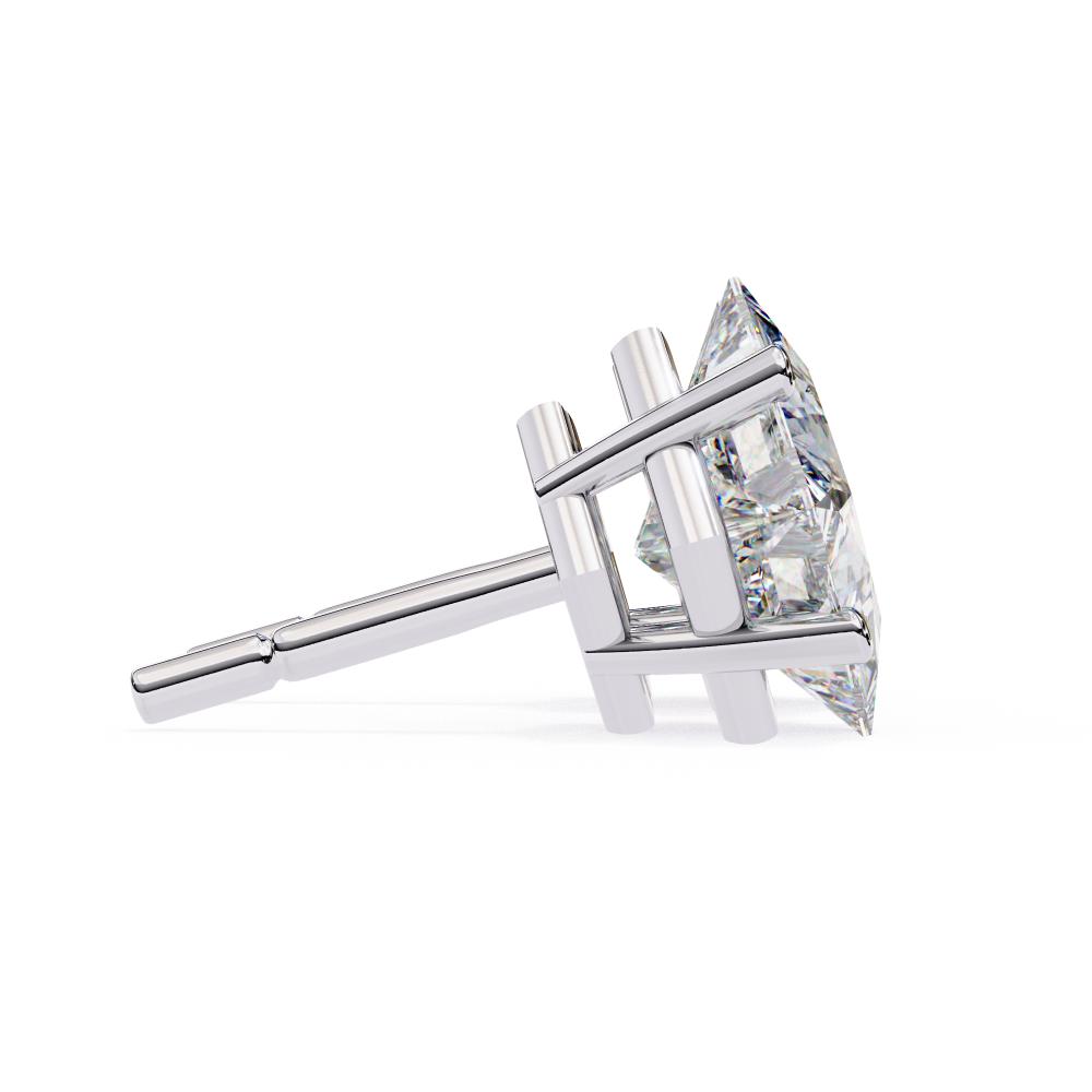 The Paula Princess Solitaire Stud Earrings