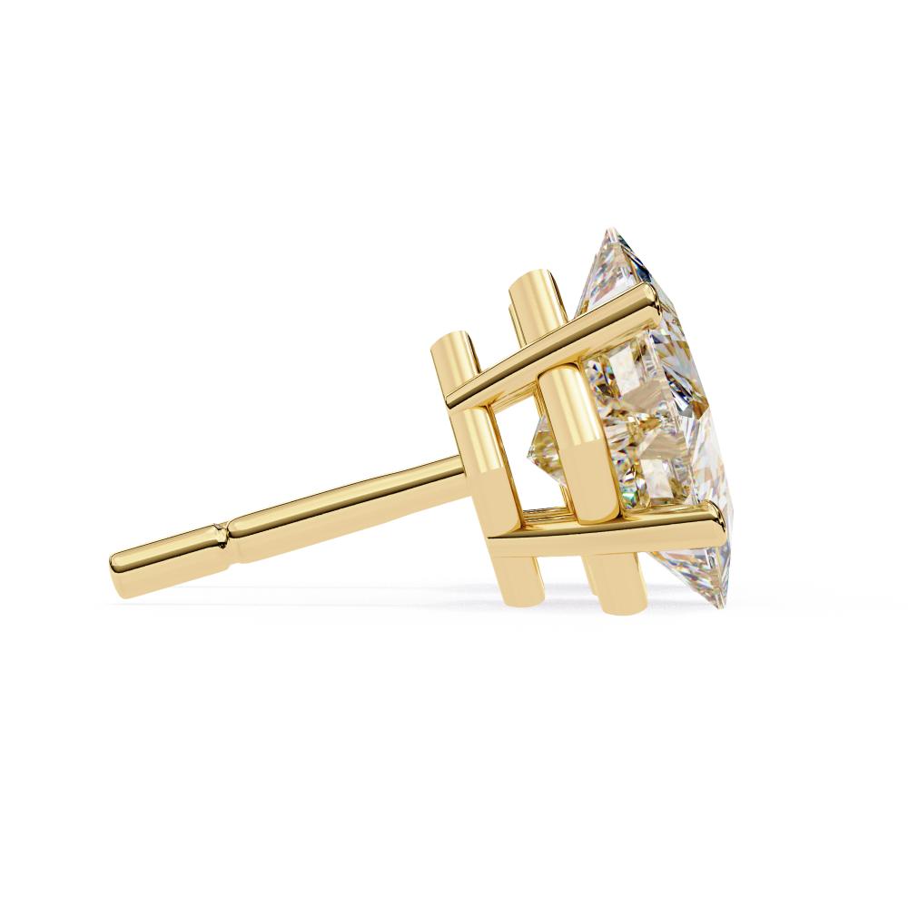 The Paula Princess Solitaire Stud Earrings