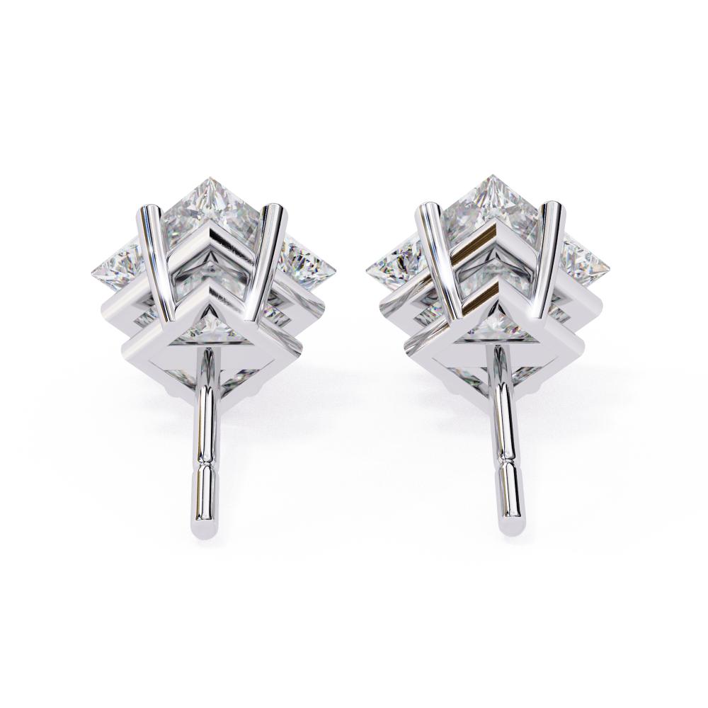 The Paula Princess Solitaire Stud Earrings