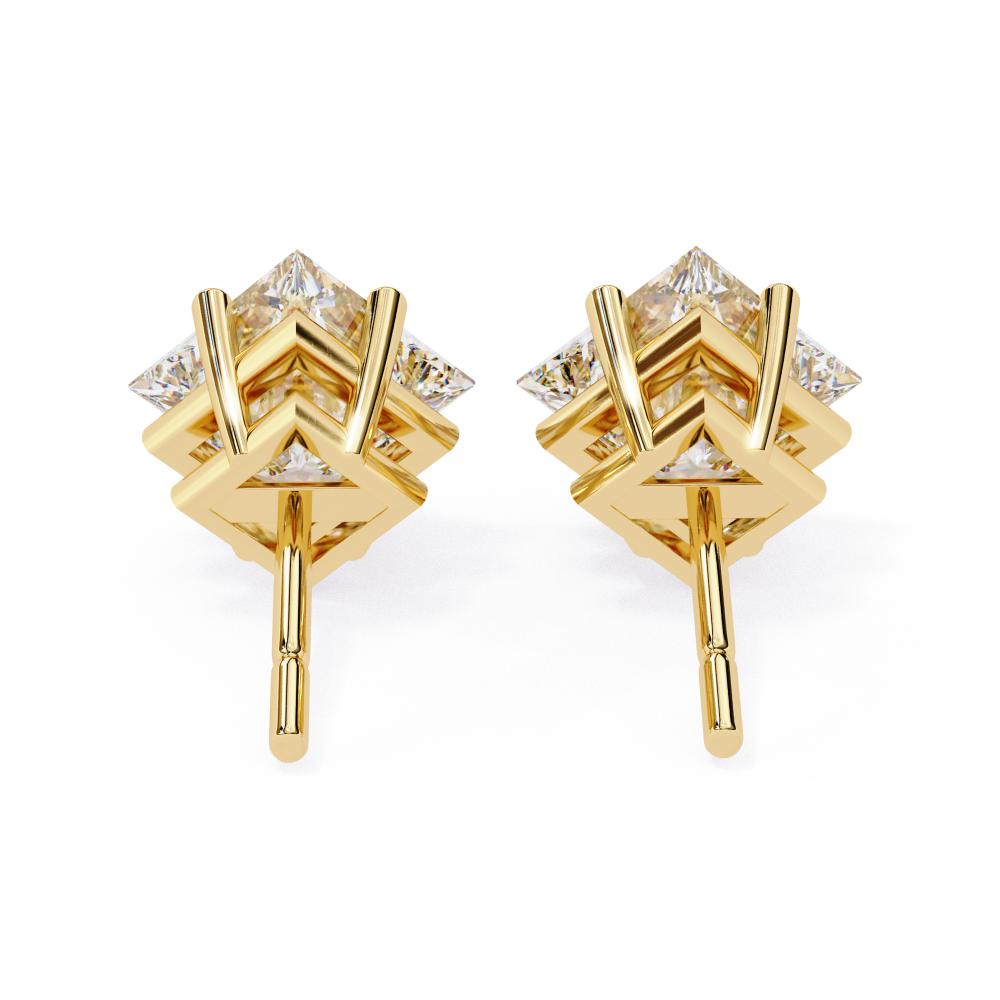 The Paula Princess Solitaire Stud Earrings