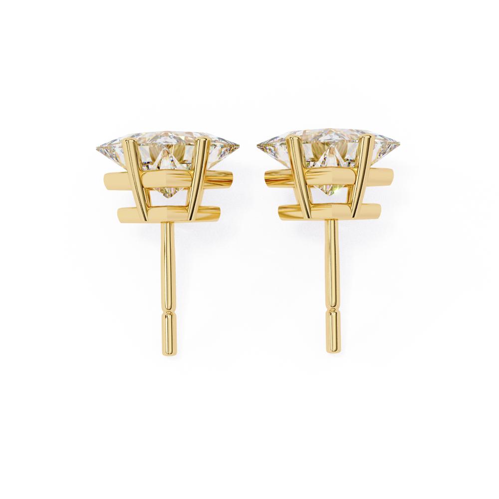 The Paula Princess Solitaire Stud Earrings