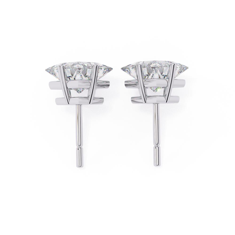 The Paula Princess Solitaire Stud Earrings