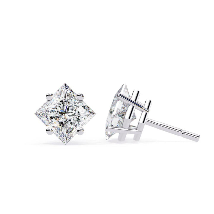 The Paula Princess Solitaire Stud Earrings