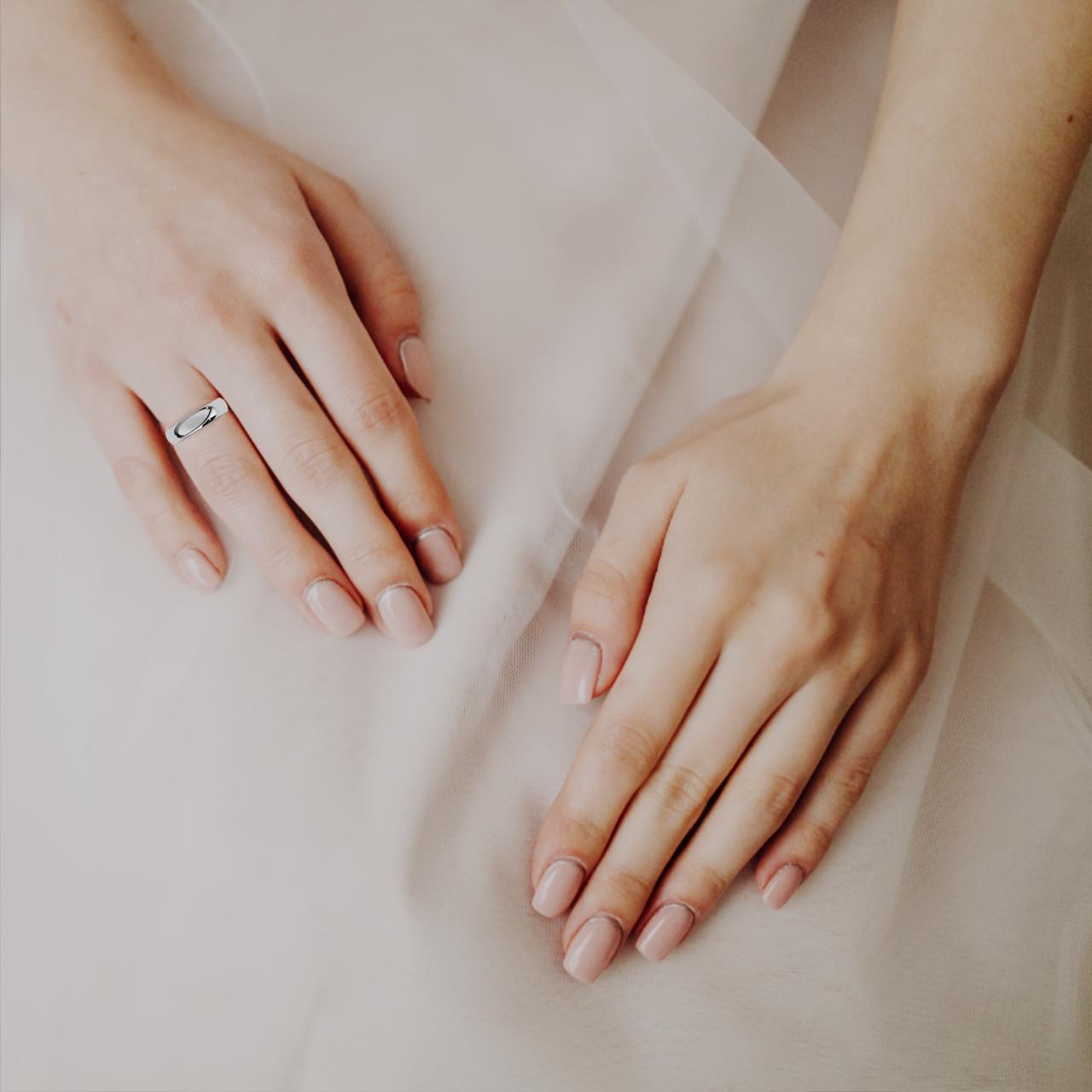 The Jason Polished Comfort Fit Wedding Band