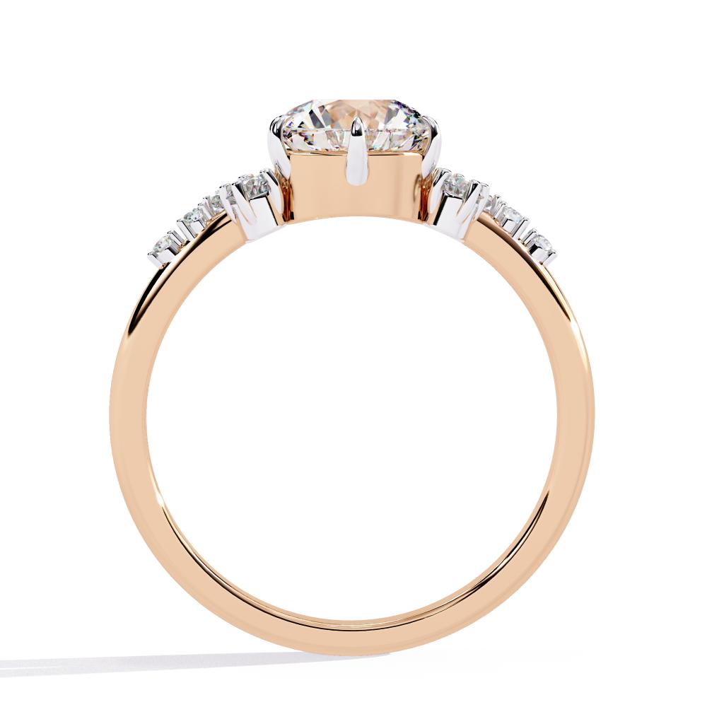 The Kaczecka Round Accent Stone Engagement Ring