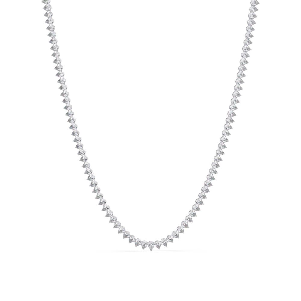 The Daisy Pear Diamond tennis necklace