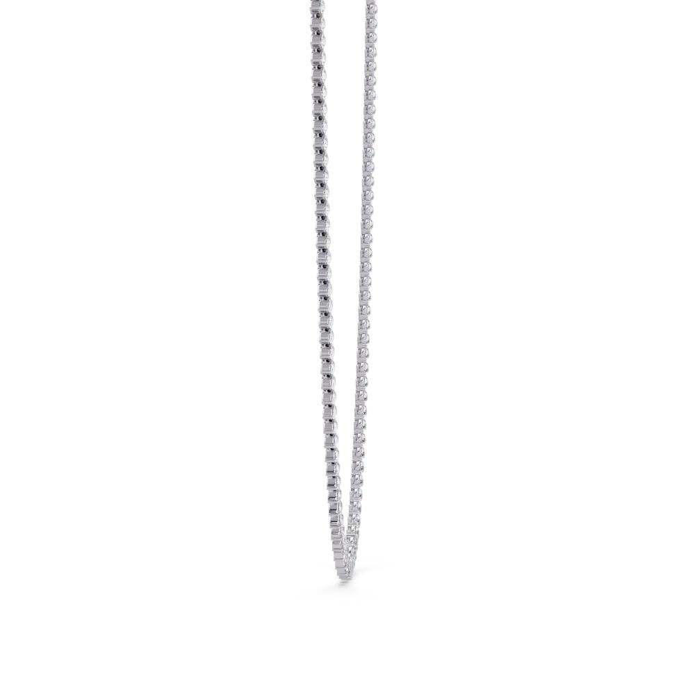 The Daisy Pear Diamond tennis necklace