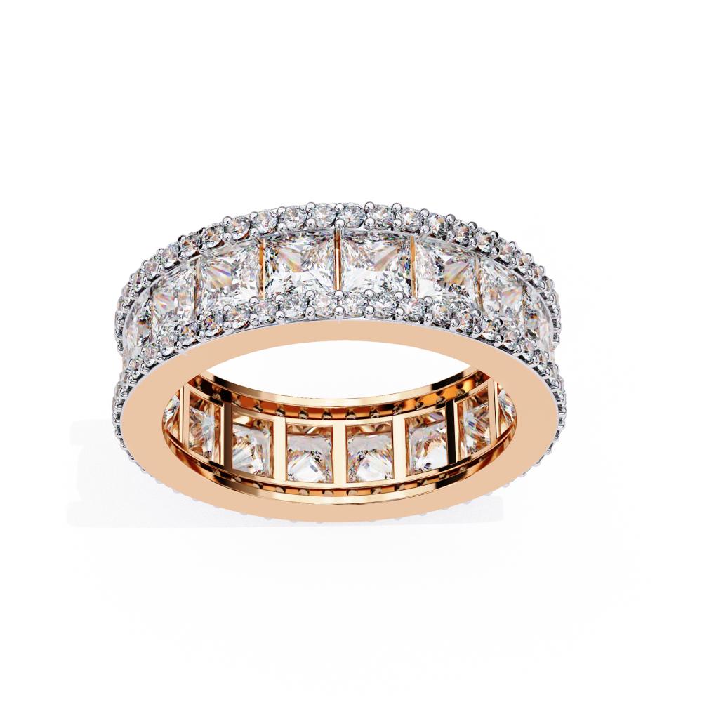 The Christy Princess Full Eternity Wedding Band
