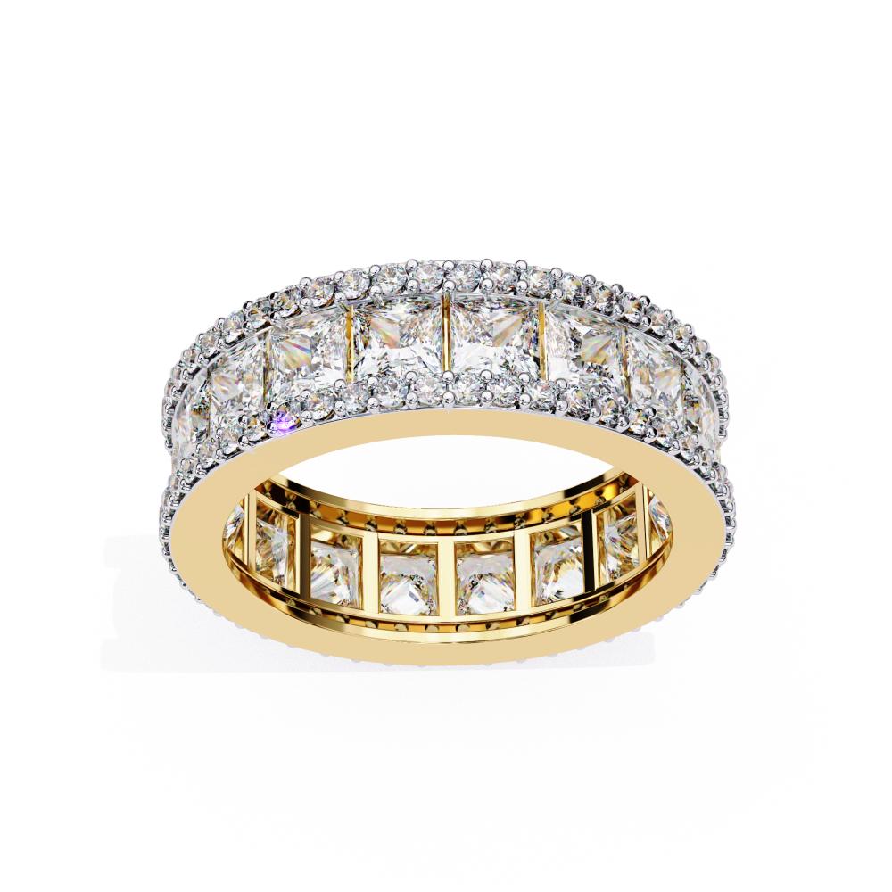 The Christy Princess Full Eternity Wedding Band